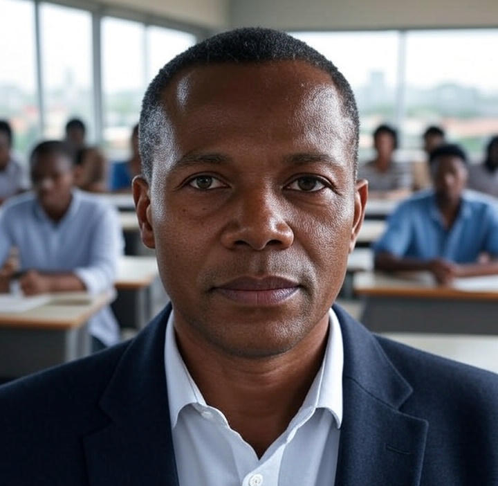 Formateur donnant un cours d’agriculture en salle